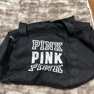 Black duffel bag